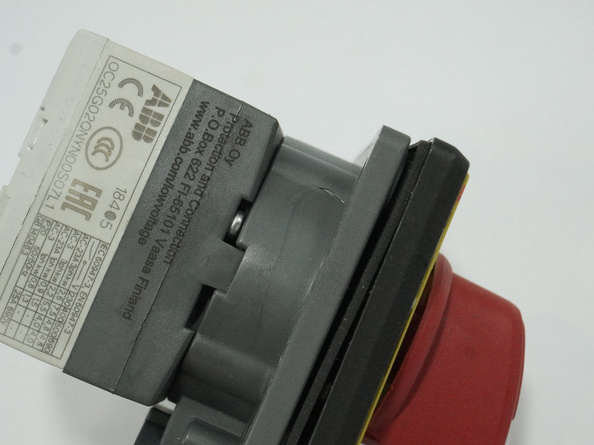 Abb 1SCA150589R1001 Cam Switch OC25G02QNYN00S07L1