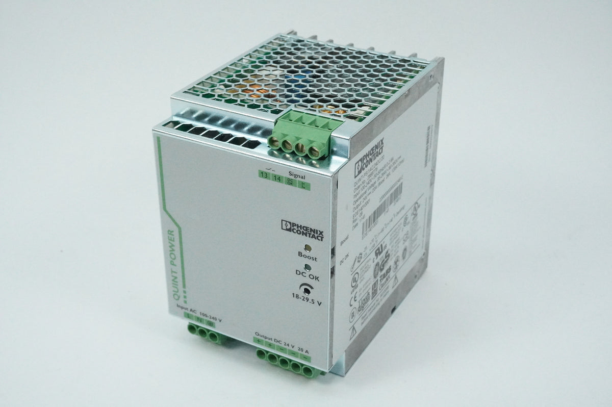 Phoenix Contact 2866776 QUINT-PS/1AC/24DC/20 DIN Rail Power Supply