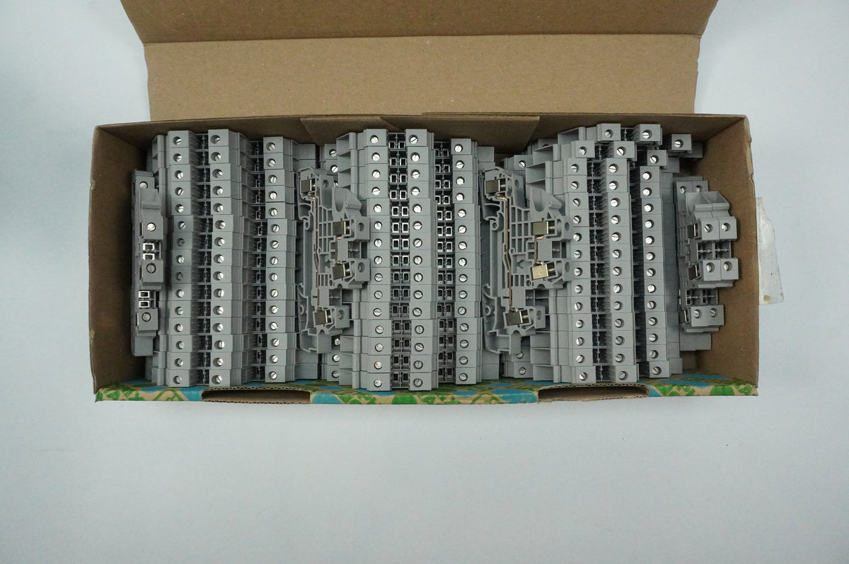 Phoenix Contact 30 76 04 2 UTI 6-L/L Terminal Block Batch of 50 pcs.