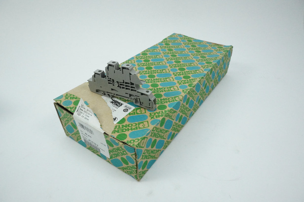 Phoenix Contact 30 76 04 2 UTI 6-L/L Terminal Block Batch of 50 pcs.