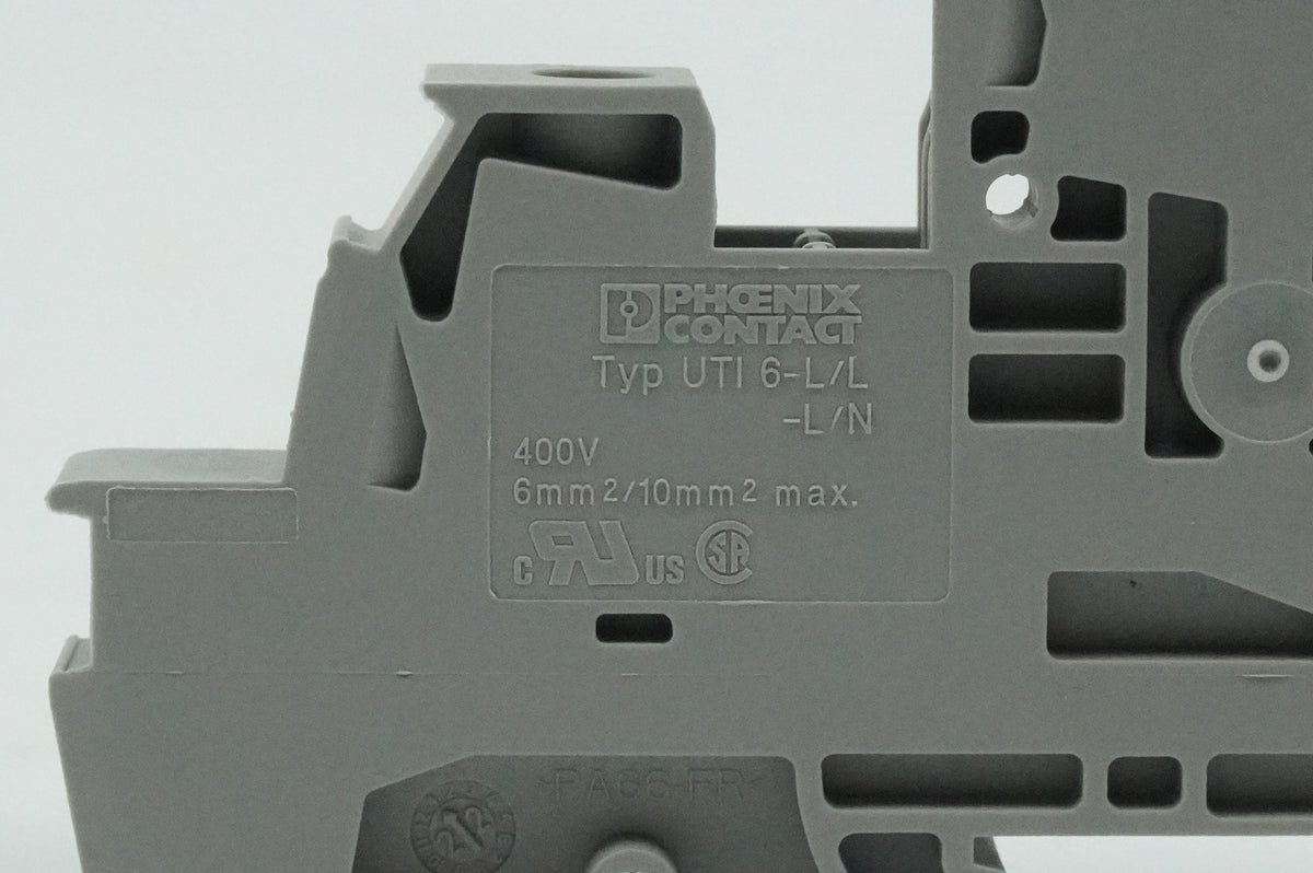 Phoenix Contact 30 76 04 2 UTI 6-L/L Terminal Block Batch of 50 pcs.
