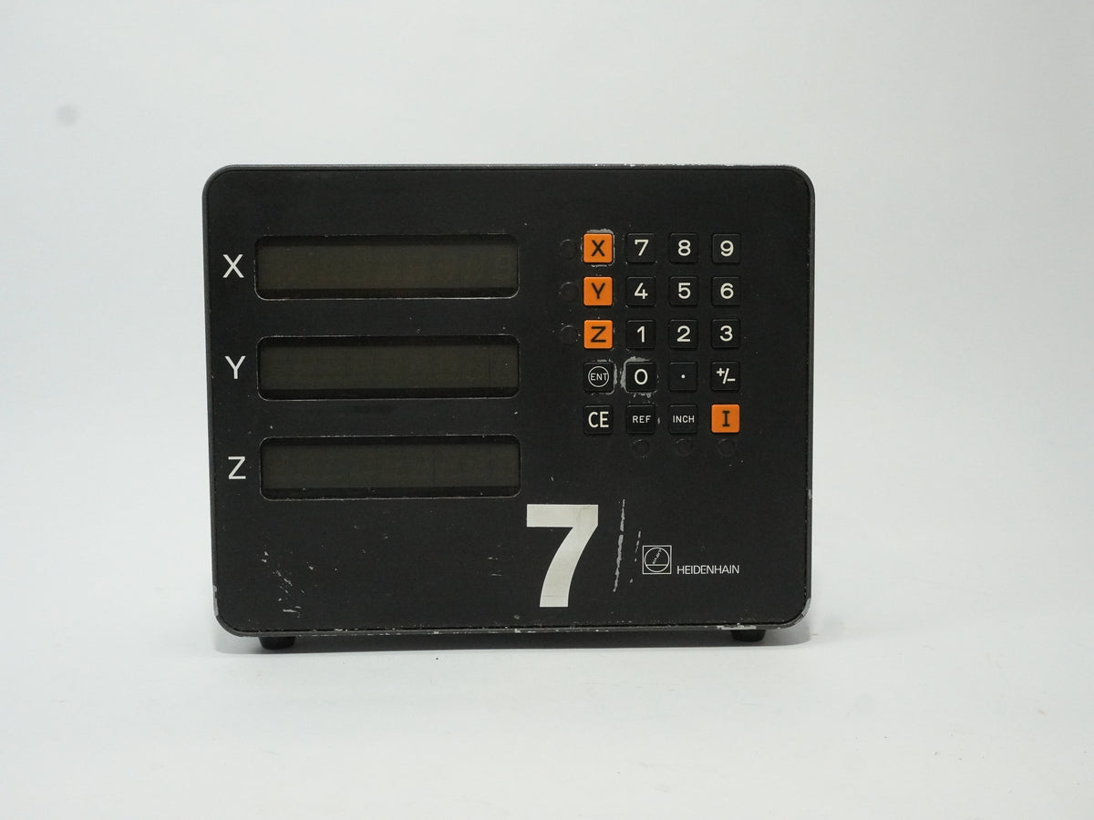 Heidenhain 257 874 01 VRZ 750 C 3-axis Digital Readout (DRO) Unit