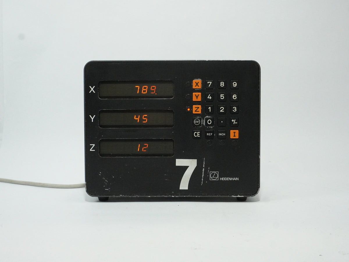 Heidenhain 257 874 01 VRZ 750 C 3-axis Digital Readout (DRO) Unit