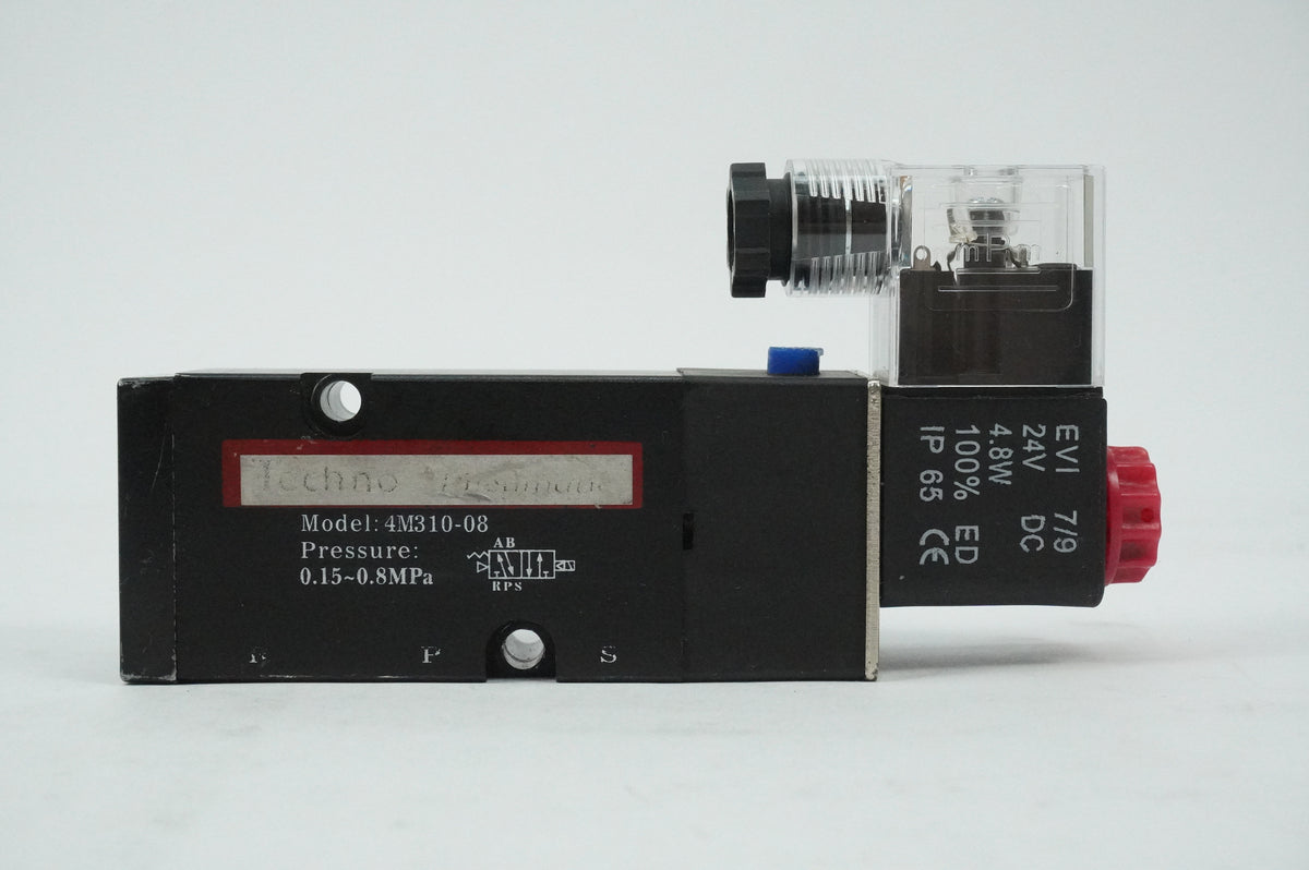 Techno Pneumatic 4M310-08 Solenoid Valve 24V DC EVI 7/9 24VDC