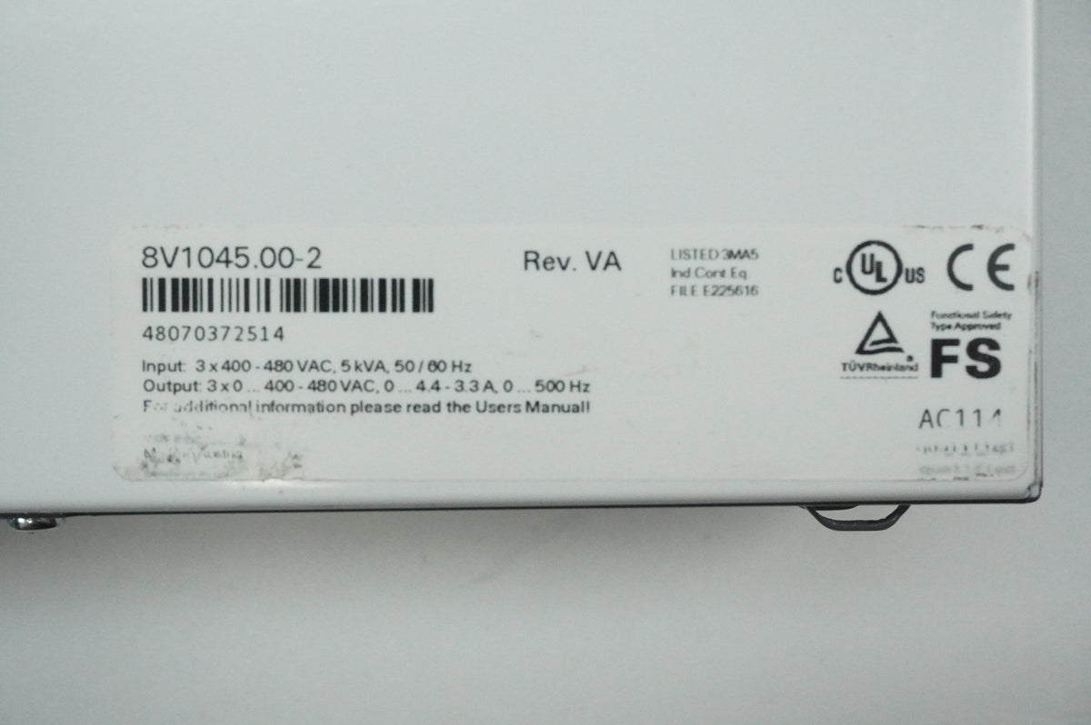 Bernecker+Rainer 8V1045.00-2 ACOPOS 1045 8V1045.00-2 Rev. VA Servo Drive