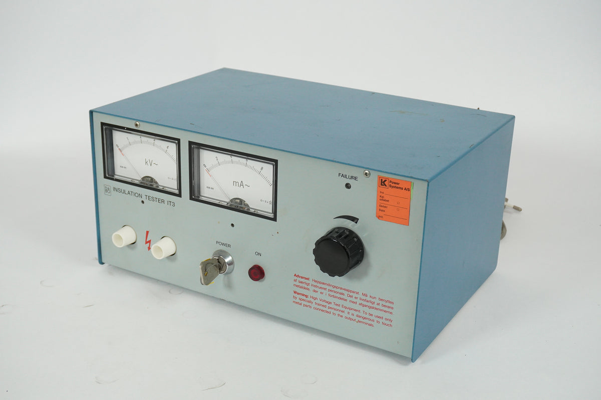 Bang & Olufsen IT3 B&O Insulation Tester 5kV / 5mA High Voltage