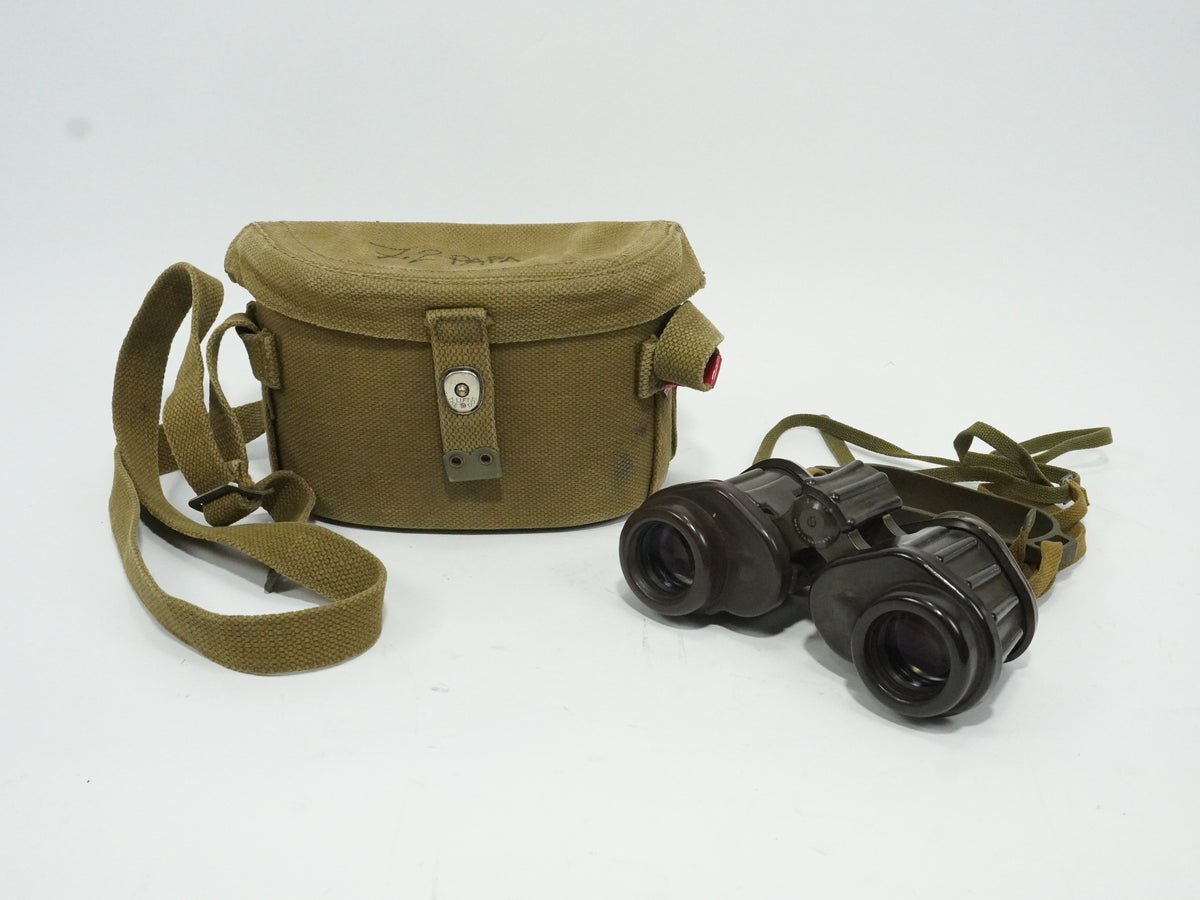 Carl Zeiss 6x30B Binoculars Vintage Military Fernglas with HTK Covers & Case