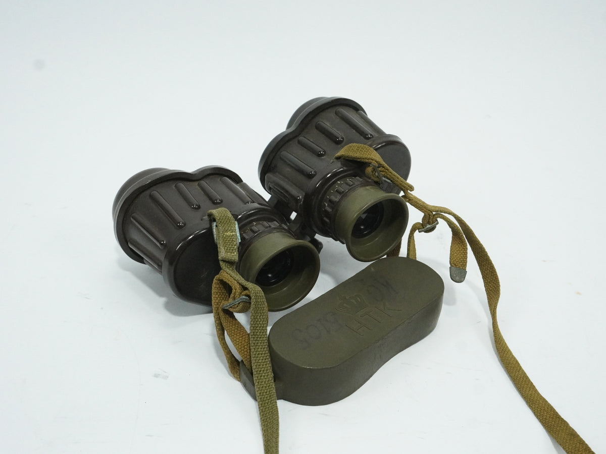 Carl Zeiss 6x30B Binoculars Vintage Military Fernglas with HTK Covers & Case