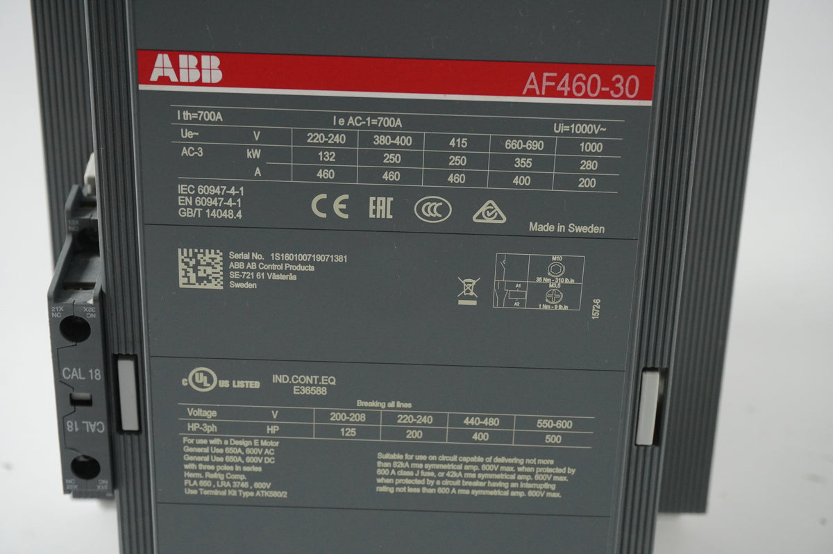 Abb AF460-30 Contactor