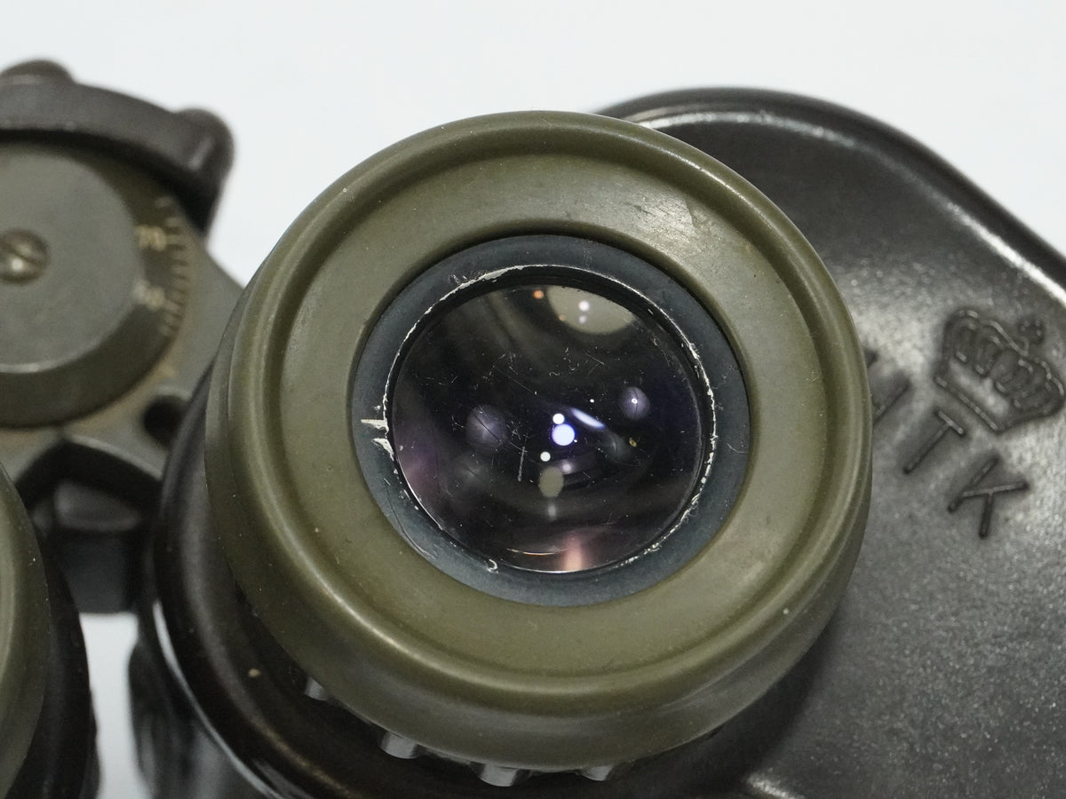 Carl Zeiss 6x30B Binoculars Vintage Military Fernglas with HTK Covers & Case