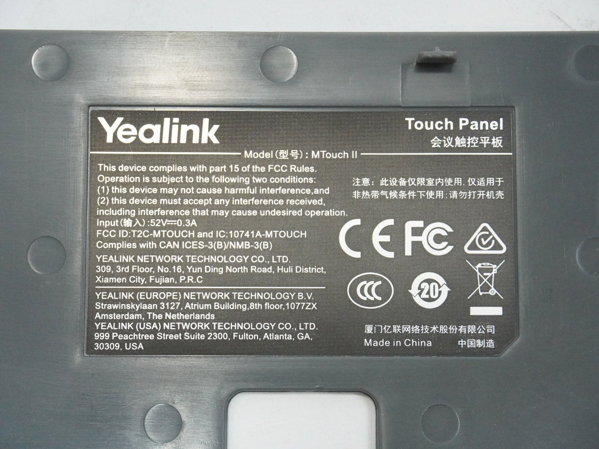 Yealink MTouch II MTouch II Touch Panel Conference POE Monitor