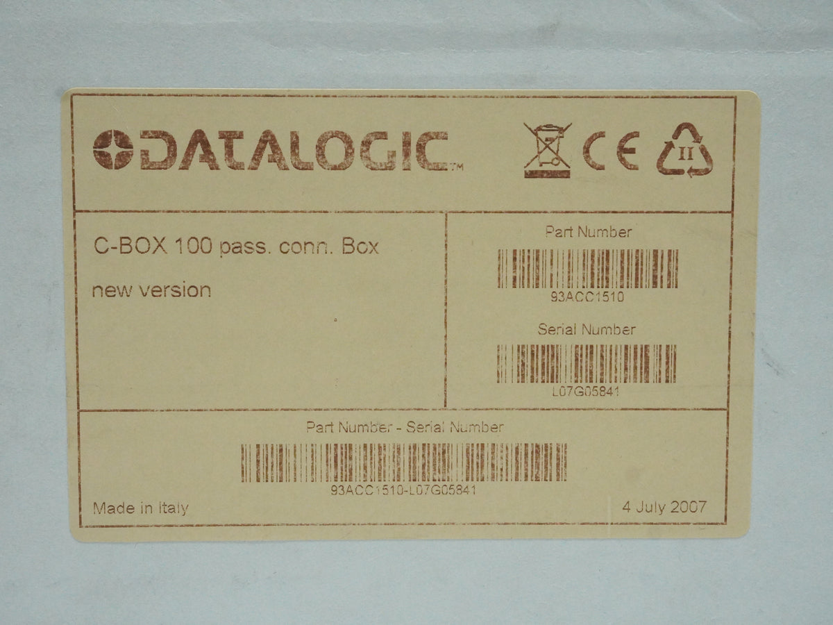 Datalogic 93ACC1510 C-BOX 100 Passive Connection Box