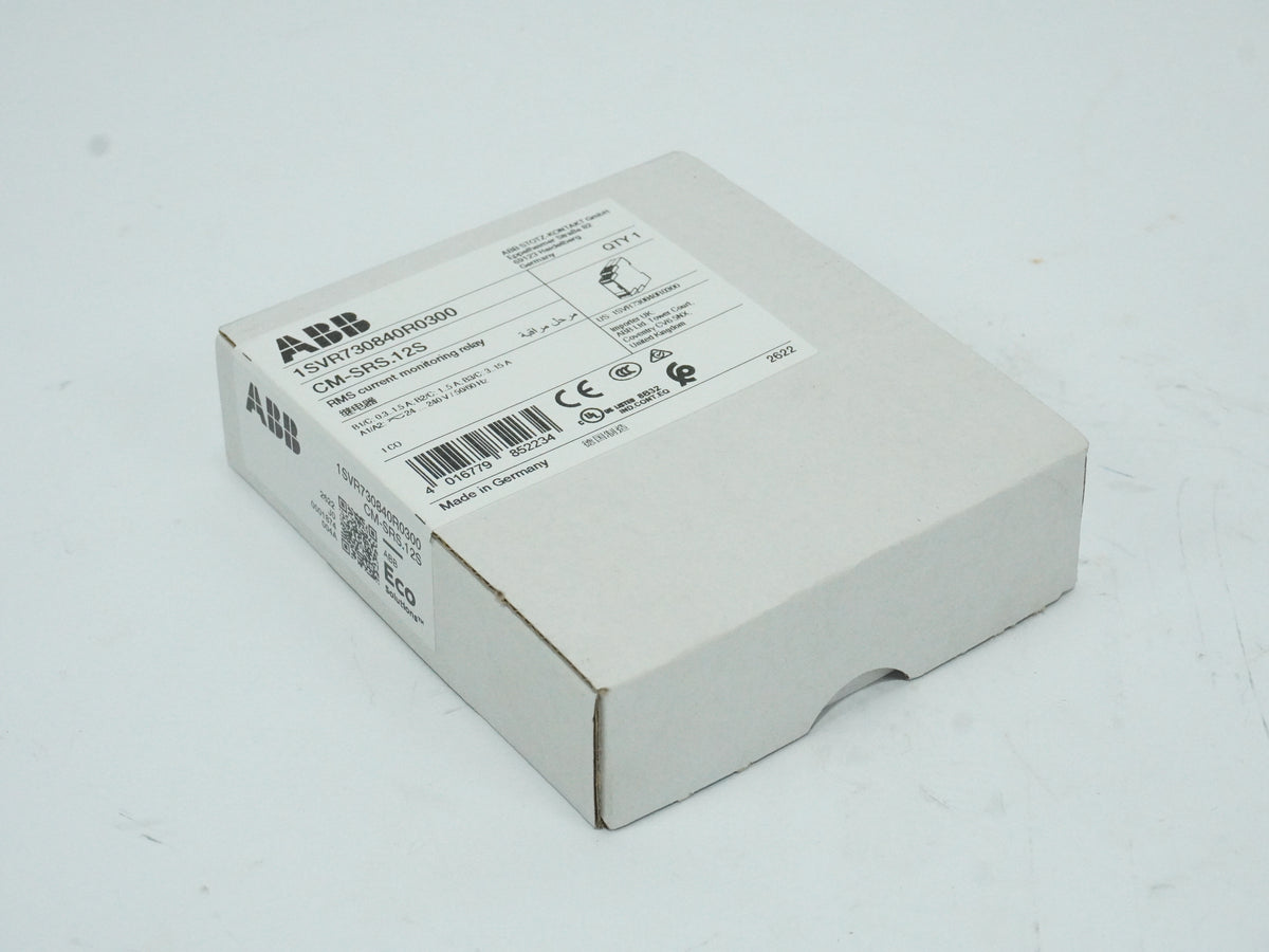 Abb 1SVR730840R0300 CM-SRS.12S RMS Current Monitoring Relay