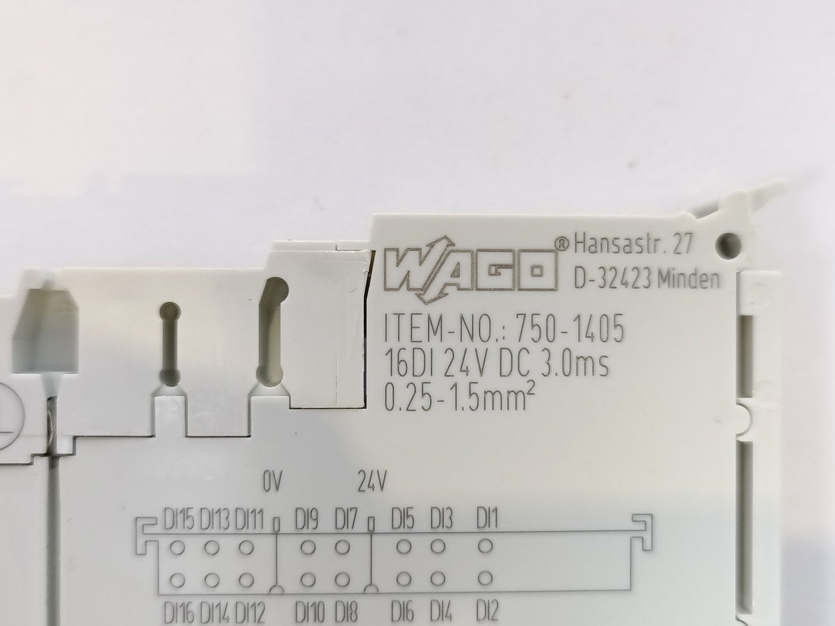 Wago 750-1405 16DI 24V DC 3.0ms Digital Input Module