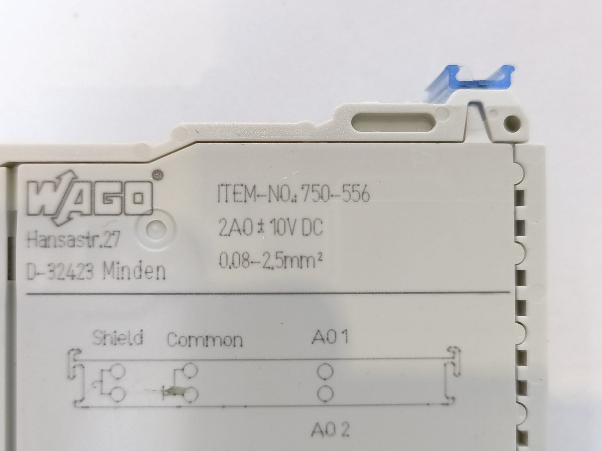 Wago 750-556 2-Channel Analog Output Module ±10V DC