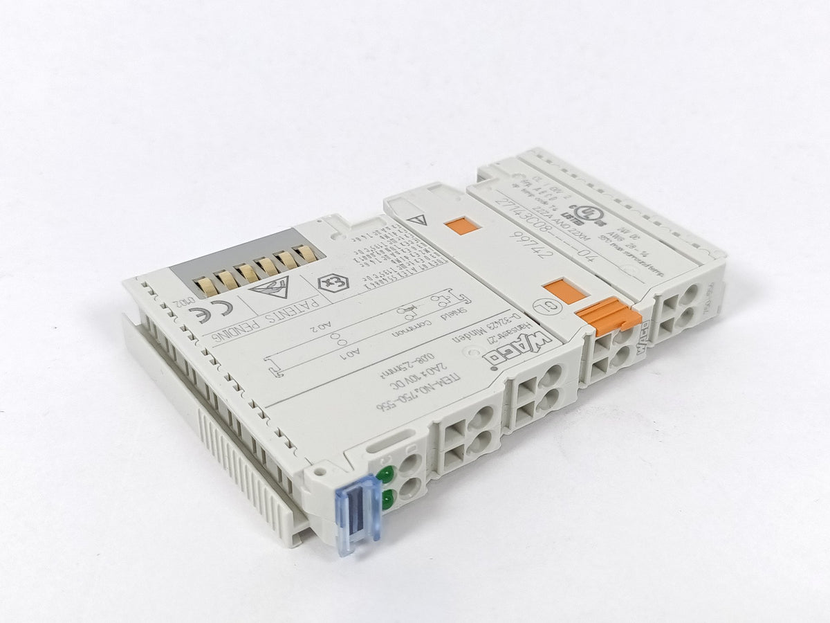 Wago 750-556 2-Channel Analog Output Module ±10V DC