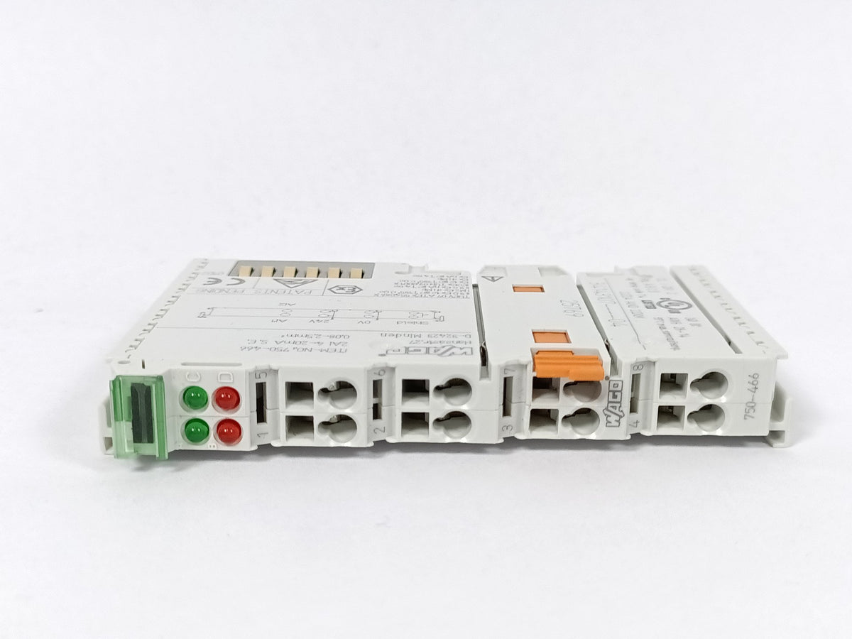 Wago 750-466 2AI 4-20mA S.E. Analog Input Module