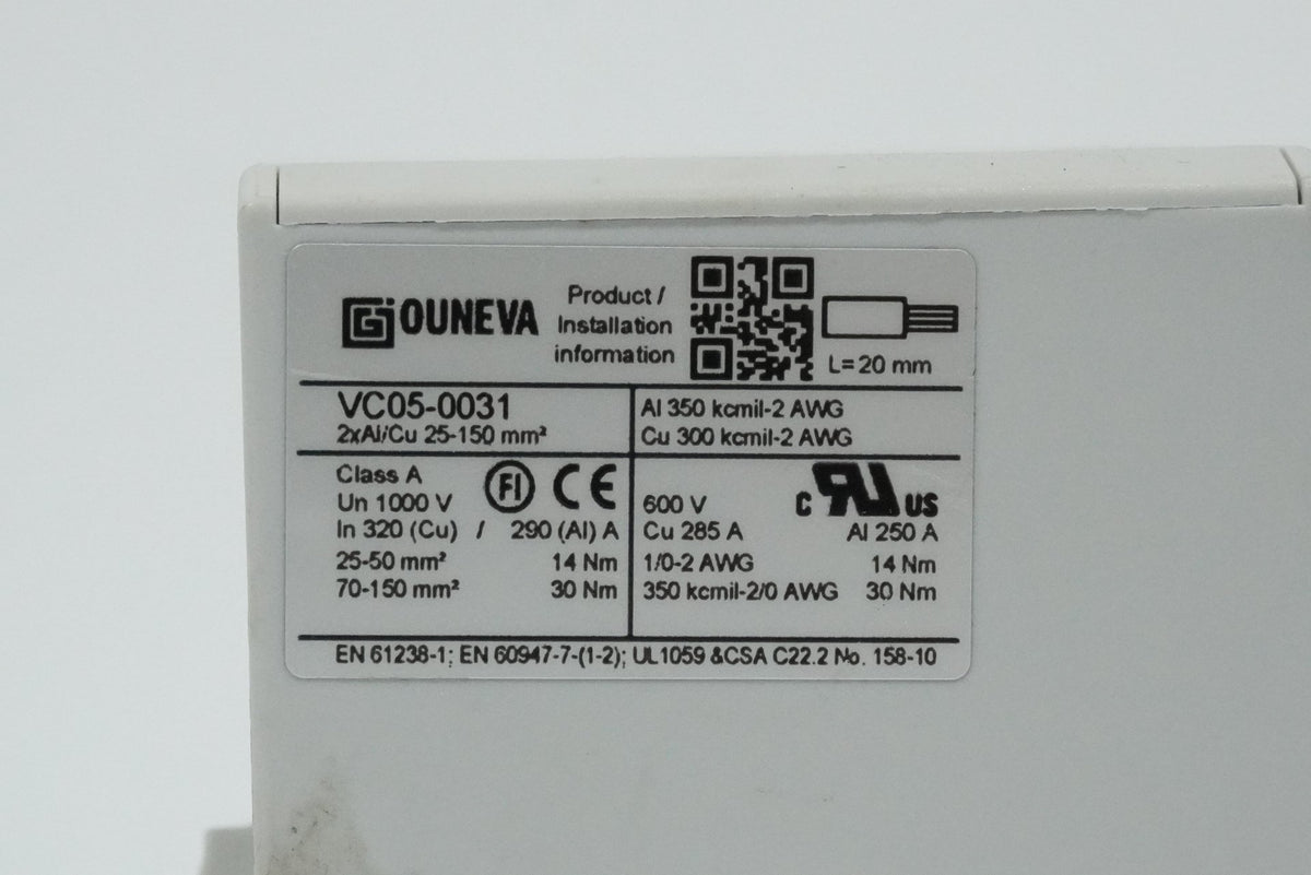 Ouneva VC05-0031 VC05-0031 Connector Block Batch of 5pcs.