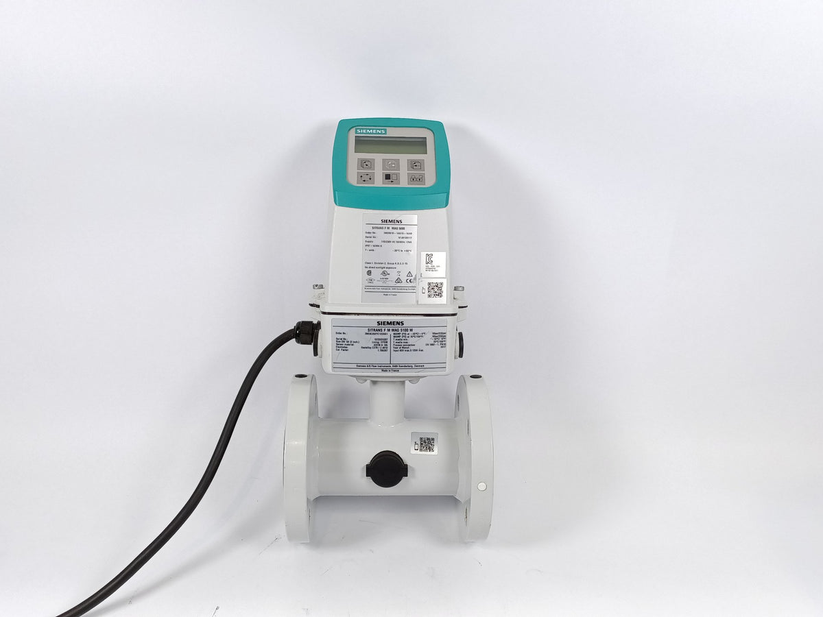 Siemens 7ME65202YC122AA1 Electromagnetic Flow Sensor W/ 7ME6910-1AA10-1AA0