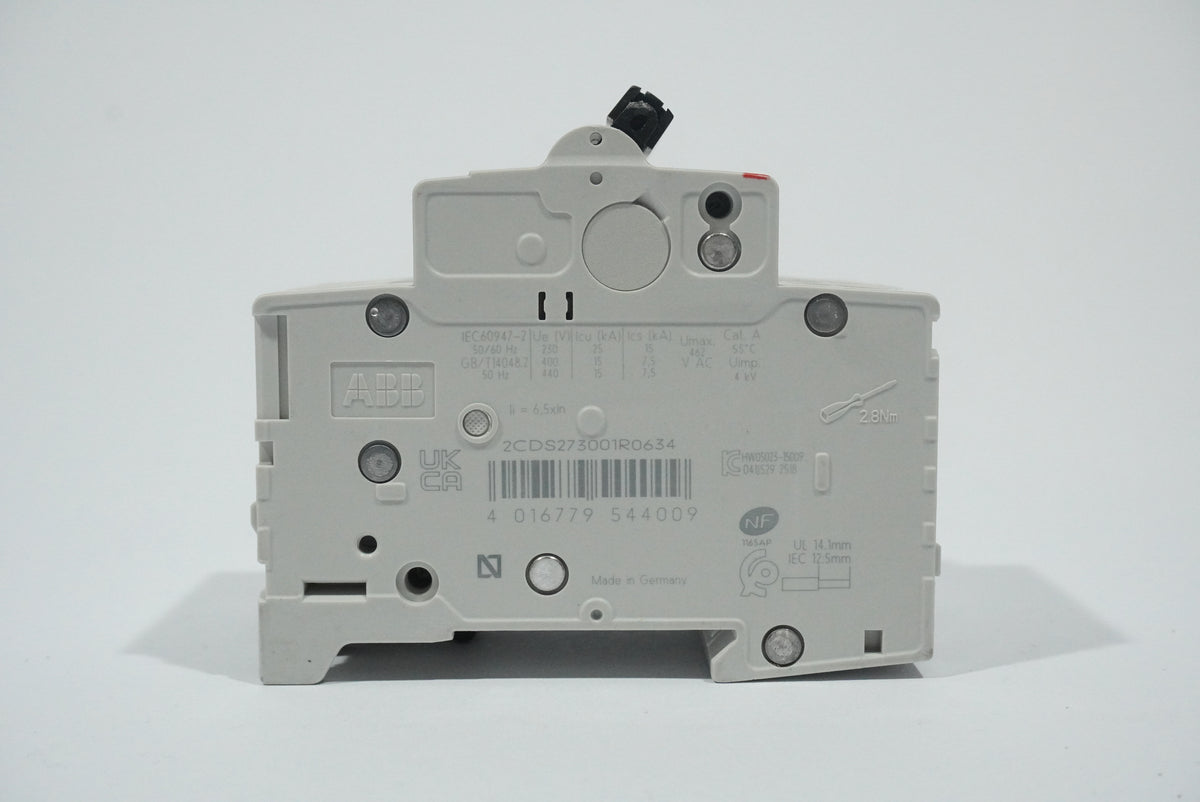 Abb 2CDS273001R0634 S203M - C63 Miniature Circuit Breaker