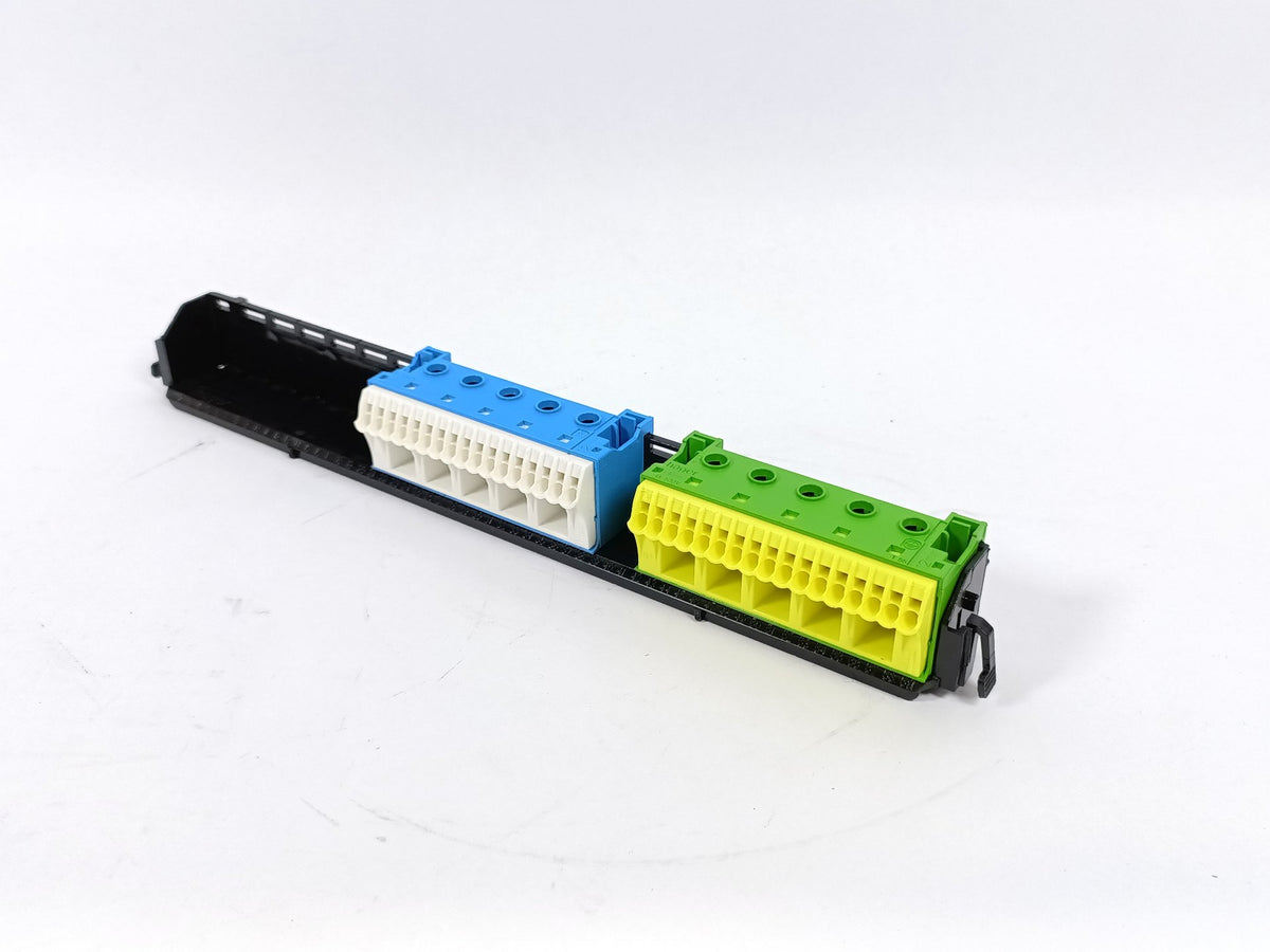 Hager GZ40S Neutral (N) + Earth (J) Terminal Bar Kit Gamma 18 Mod.