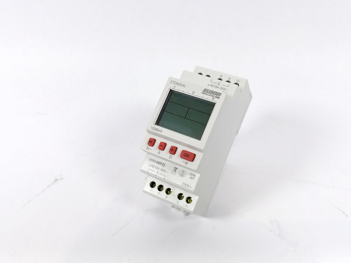 Eldon 1339644 ETDA22nfc Digital Astronomical Time Switch 2-channel NFC
