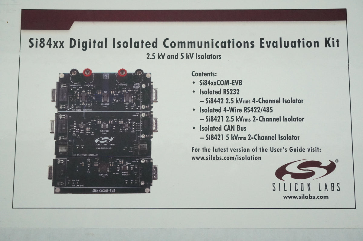 Silicon Labs Si84XXCOM-RD Si84xx Digital Isolated Communications Evaluation Kit