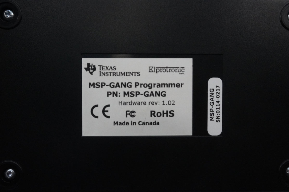 Texas Instruments MSP-GANG MSP-GANG Programmer W/ Accessories