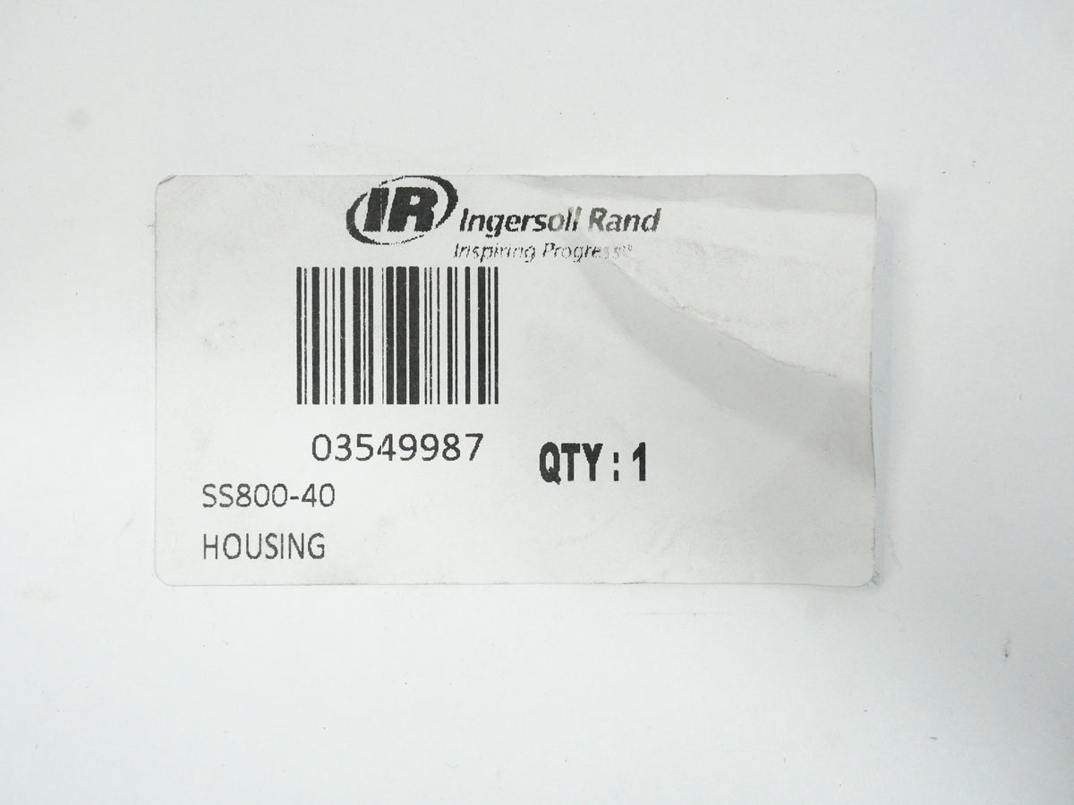Ingersoll Rand 03549987 SS800-40 Motor Housing (Tapped Type)