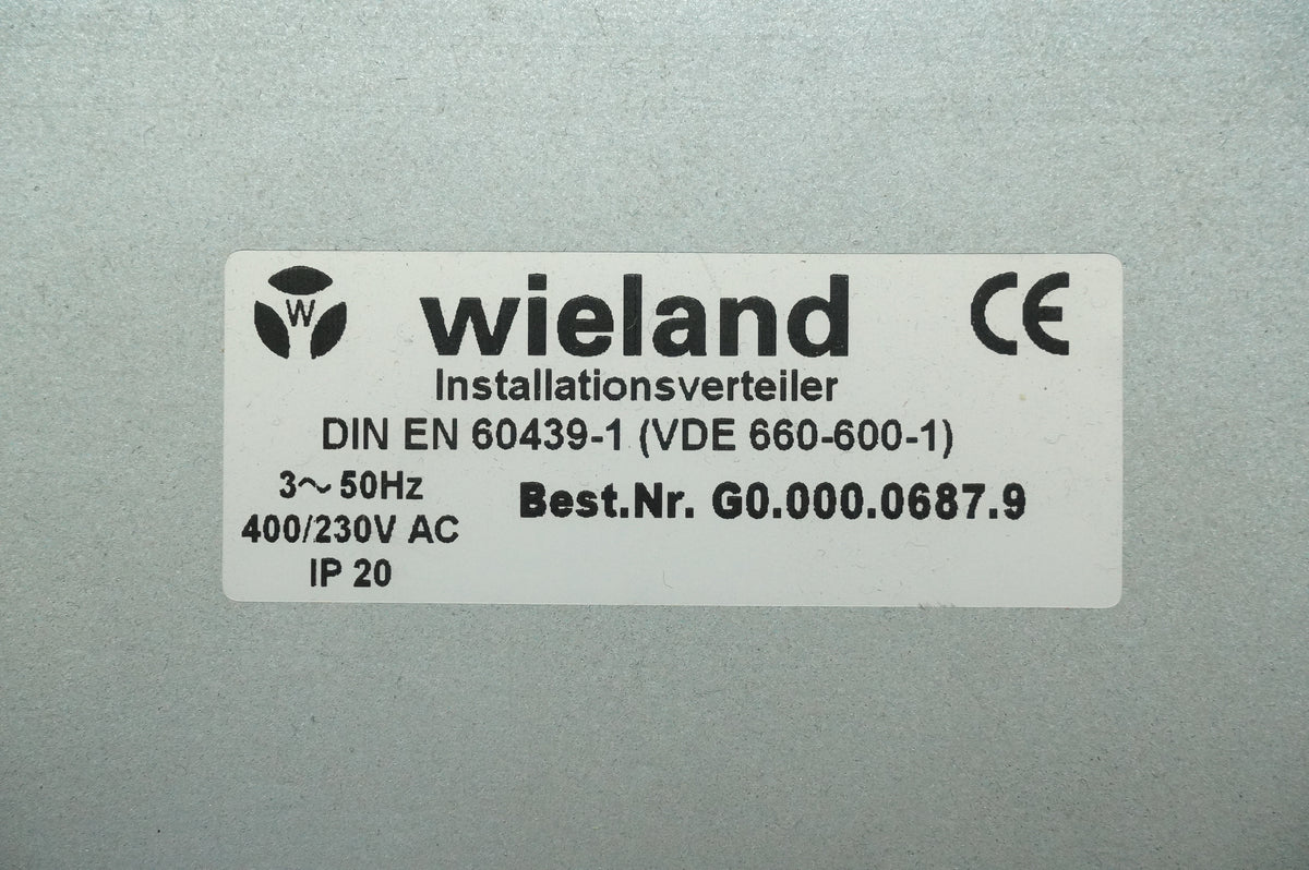 Wieland Electric G0.000.0687.9 Gesis System Installation Distribution Box