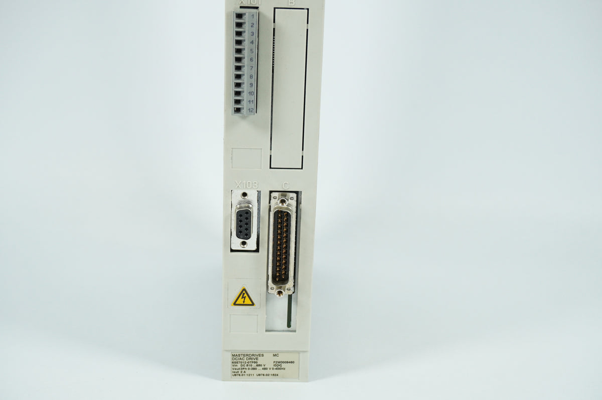 Siemens 6SE7012-0TP50 Masterdrives MC DC/AC Drive