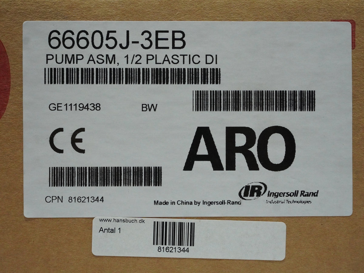 Aro 66605J-3EB Pump ASM 1/2 Plastic DI