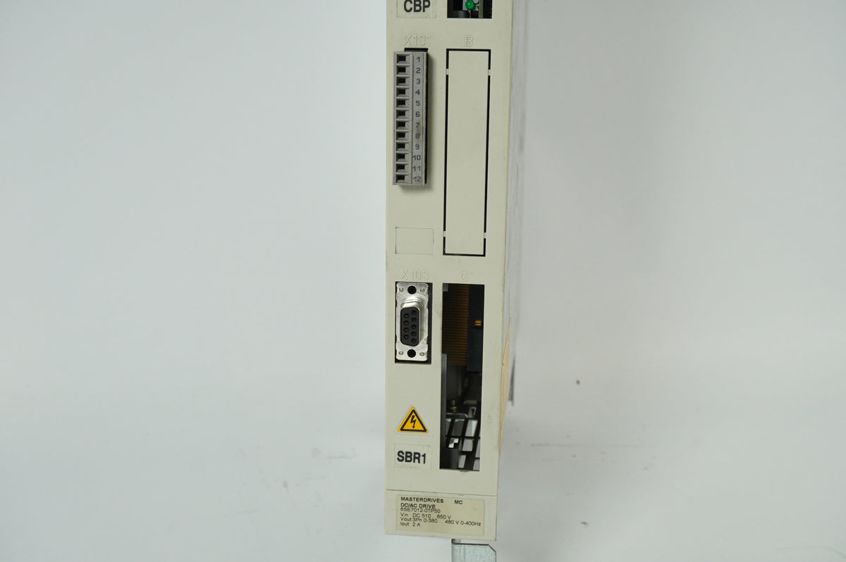 Siemens 6SE7012-0TP50-Z Masterdrives MC DC/AC Drive Z=G91+C23