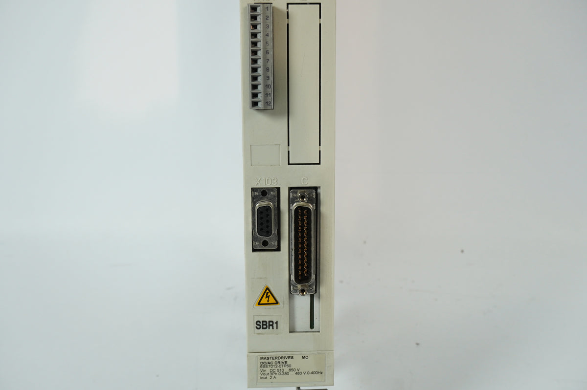 Siemens 6SE7012-0TP50-Z Masterdrives MC DC/AC Drive Z=G91+C23