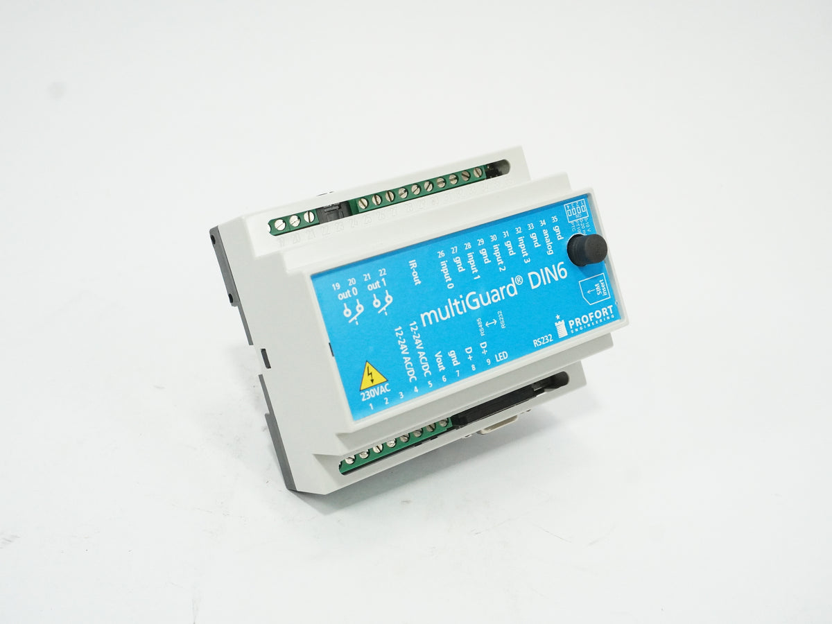 Profort Engineering 007930 multiGuard DIN6 Control and Monitoring Unit