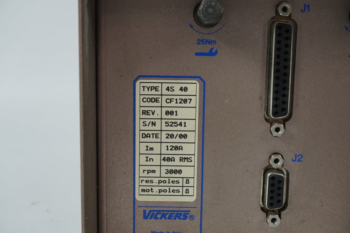 Vickers BRM-4S 40 BRM-4S 40 Servo Drive