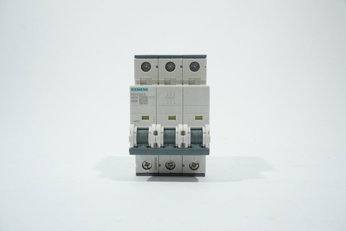 Siemens 5SY4332-8 MCB Miniature Circuit Breaker D32 3P