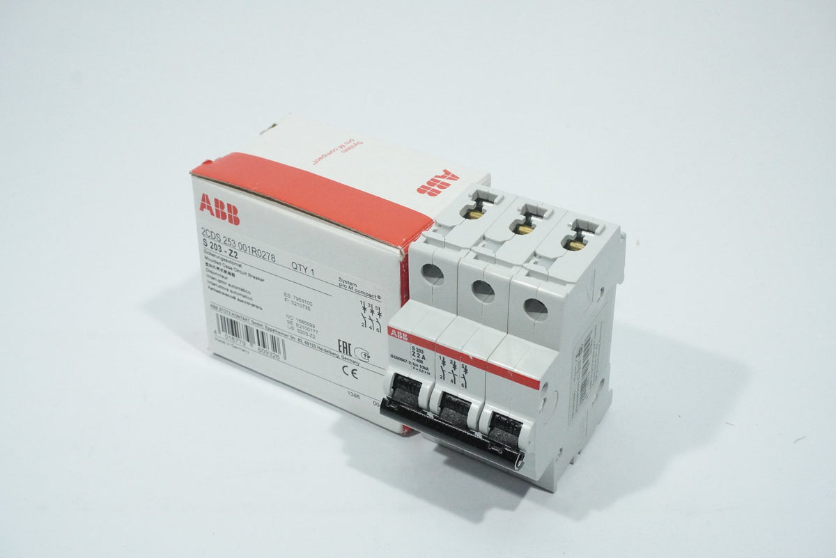 Abb 2CDS 253 001R0278 S 203-Z2 Moulded Case Circuit Breaker