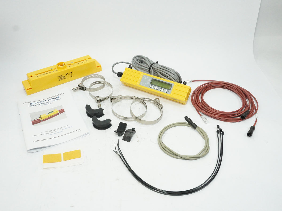 Micronics U1000-HM Clamp On Ultrasonic Heat Meter