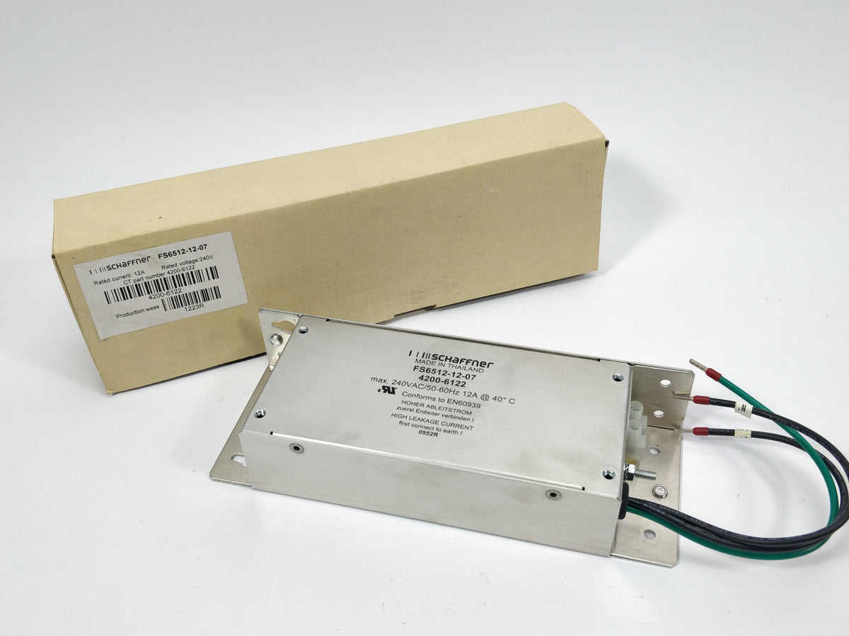 Schaffner FS6512-12-07 FS6512-12-07 Single Phase RFI Filter 4200-6122