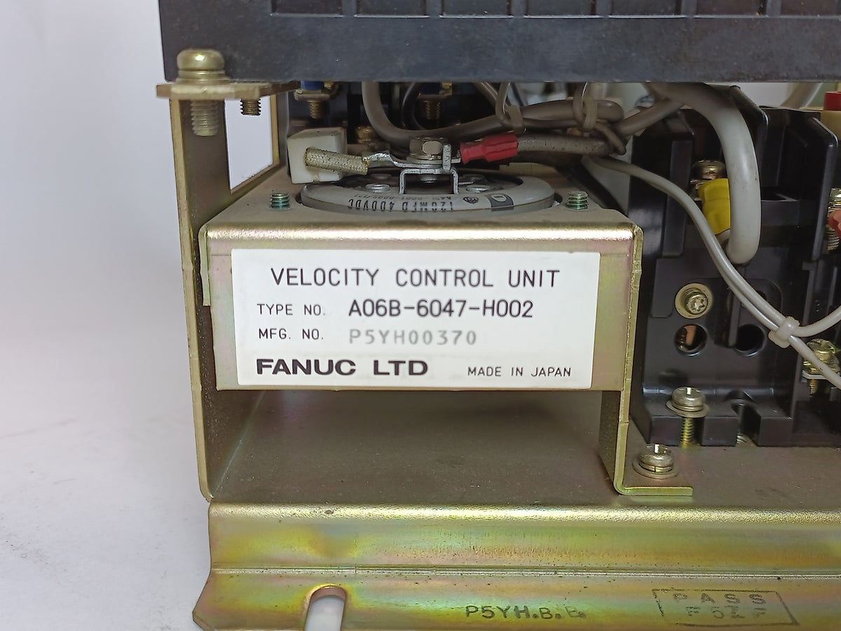 Fanuc A06B-6047-H002 A06B-6047-H002 Velocity Control Unit