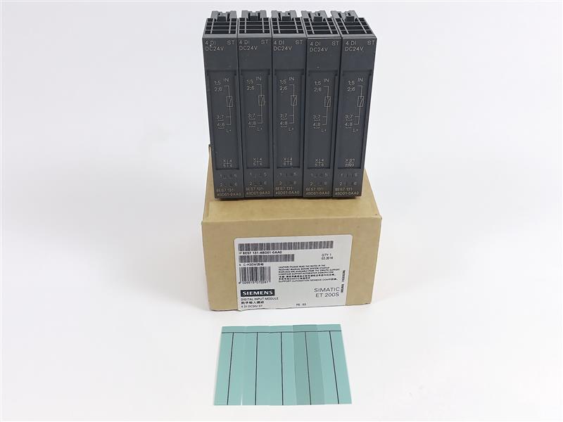 Siemens 6ES7131-4BD01-0AA0 4 DI DC24V ST digital input module 5pcs