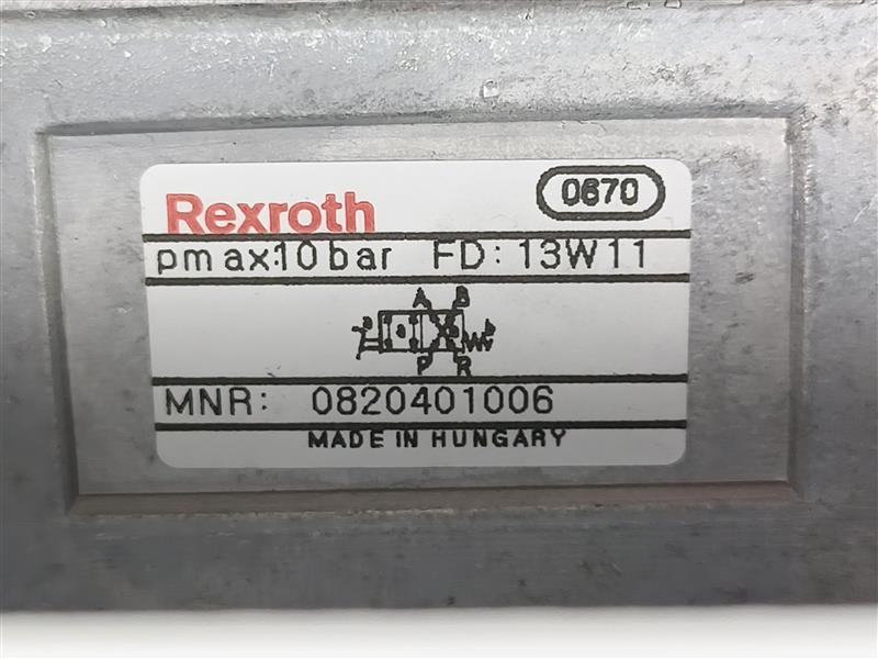 Rexroth 0820401006 pmax:10bar FD:13W11 Pneumatic Foot Switch w/ 0820401001