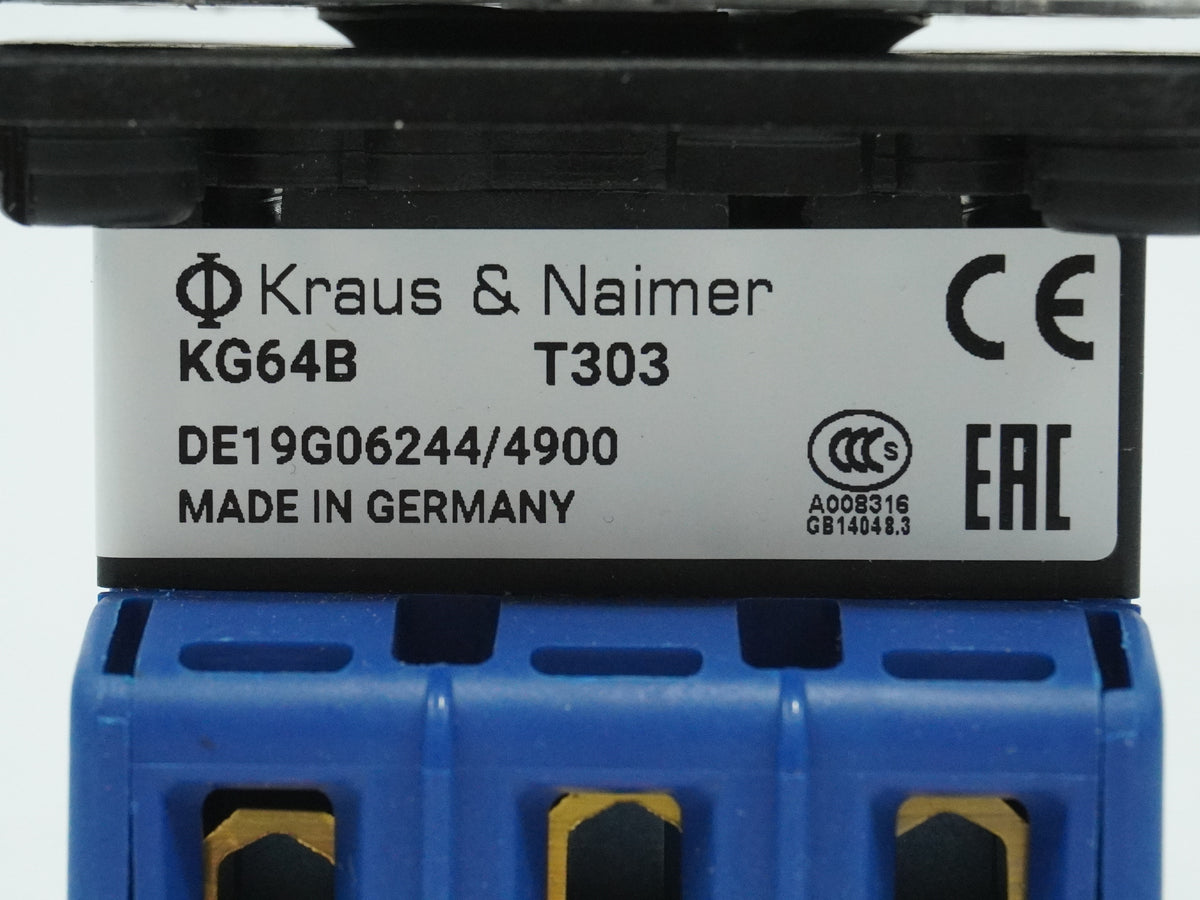 KRAUS & NAIMER KG64B.T103/01.E Blue Line Cam Switch