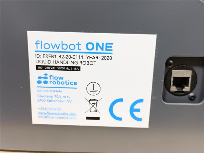 Flow Robotics FRFB1-R2-20-0111 Liquid Handeling Robot, Flowbot One