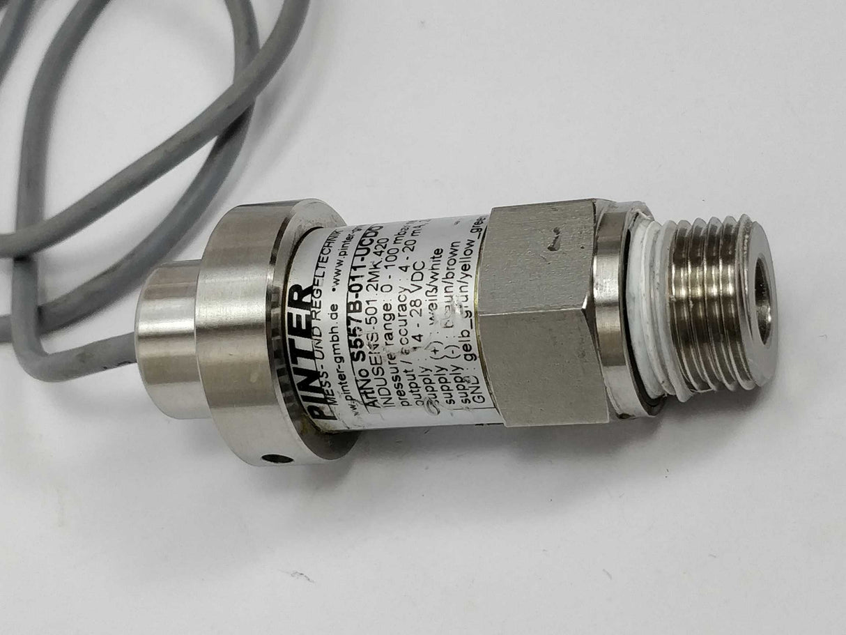 Pinter S557B-011-UCDO 071624 Indusens Pressure transmitter