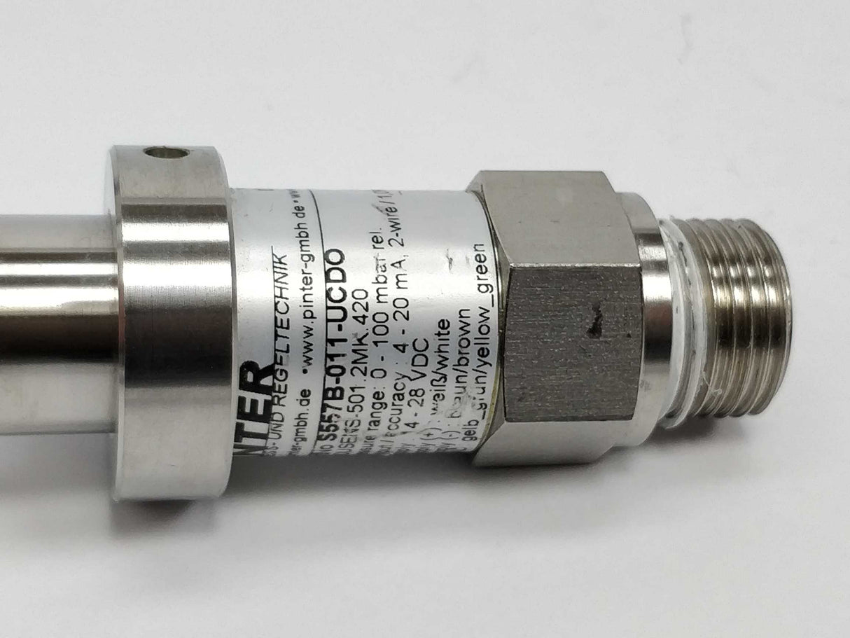 Pinter S557B-011-UCDO 071624 Indusens Pressure transmitter