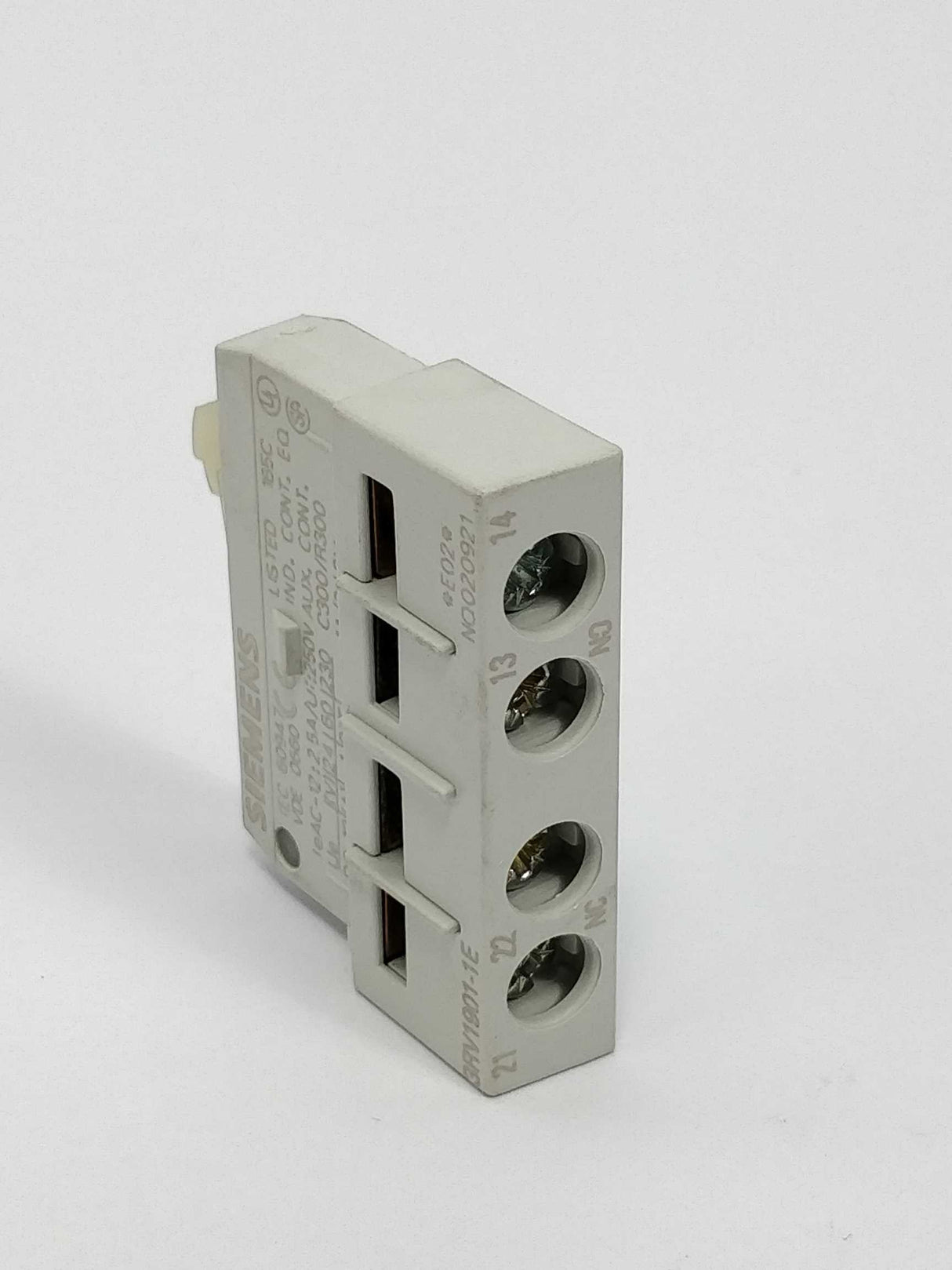 Siemens 3RV1901-1E Auxiliary switch E02 3 Pcs