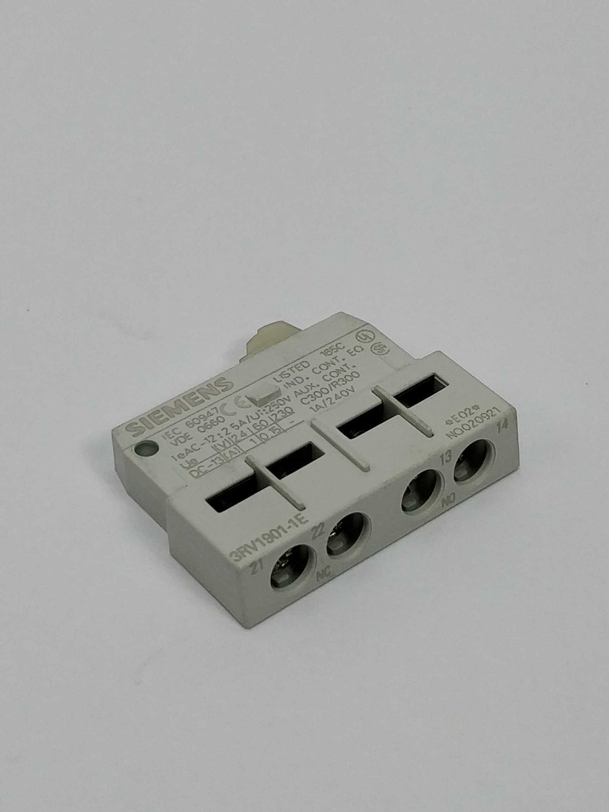 Siemens 3RV1901-1E Auxiliary switch E02 3 Pcs