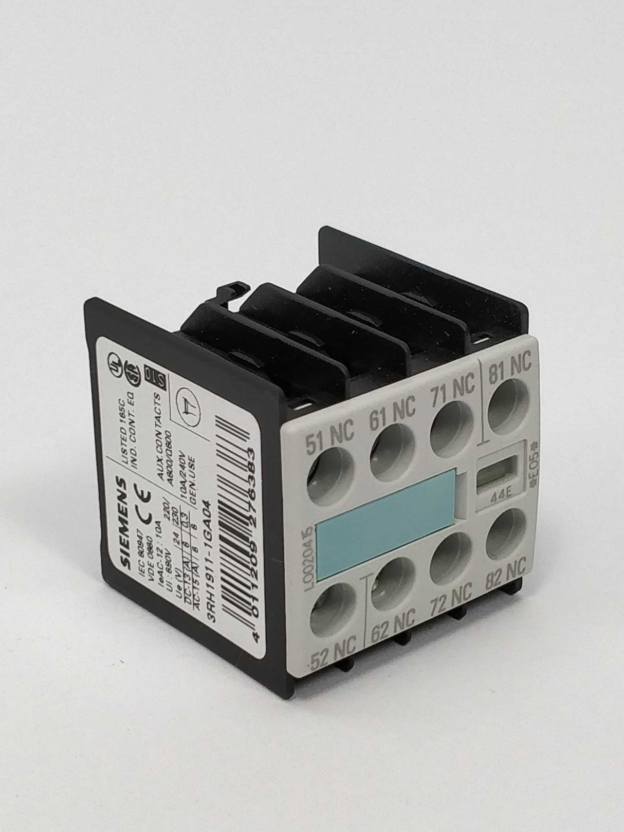 Siemens 3RH1911-1GA04 Auxiliary switch block E05